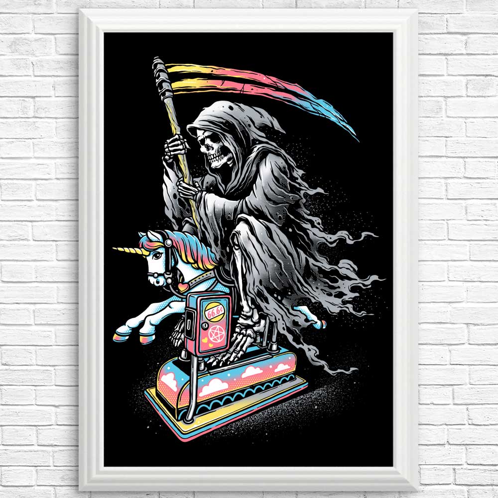 Artistic Posters and Prints for Decor - 'Death Enjoying Life' Series