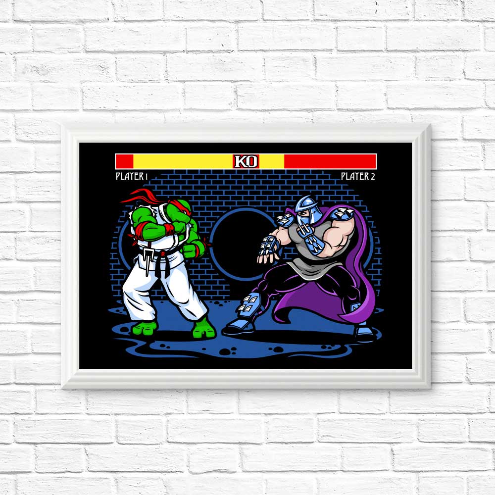 Sewer Fighter - High - Quality Art Posters and Prints by Harebrained