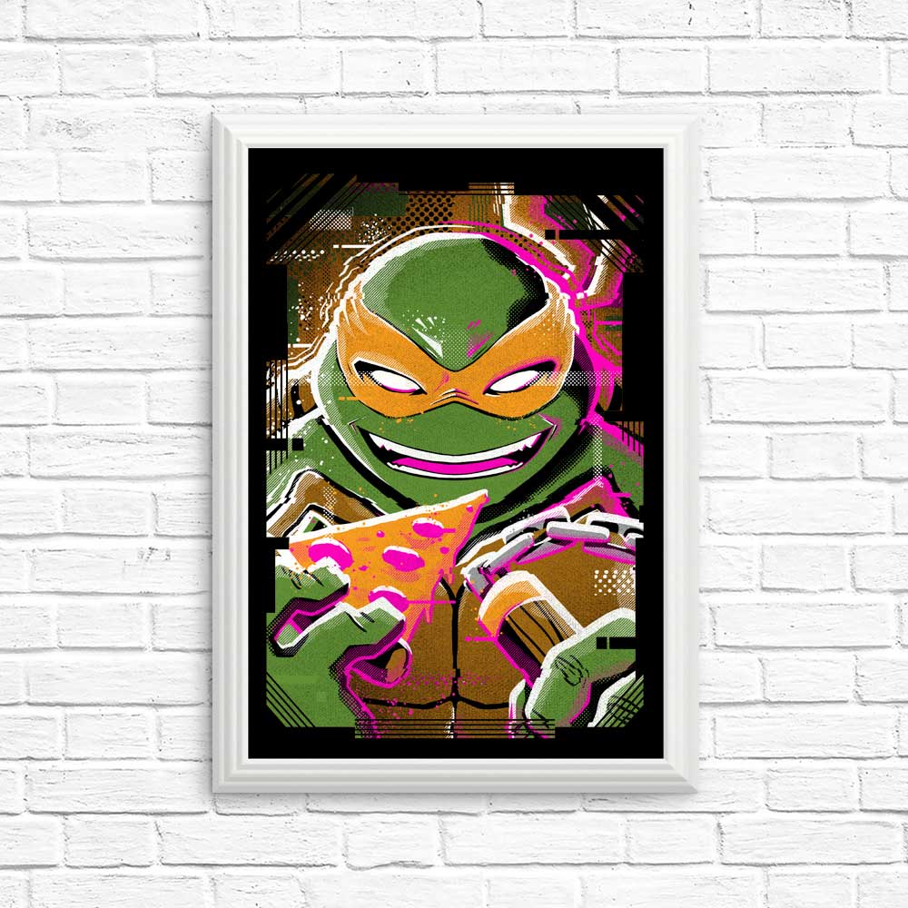 High - Quality Michelangelo Glitch Art Posters & Prints