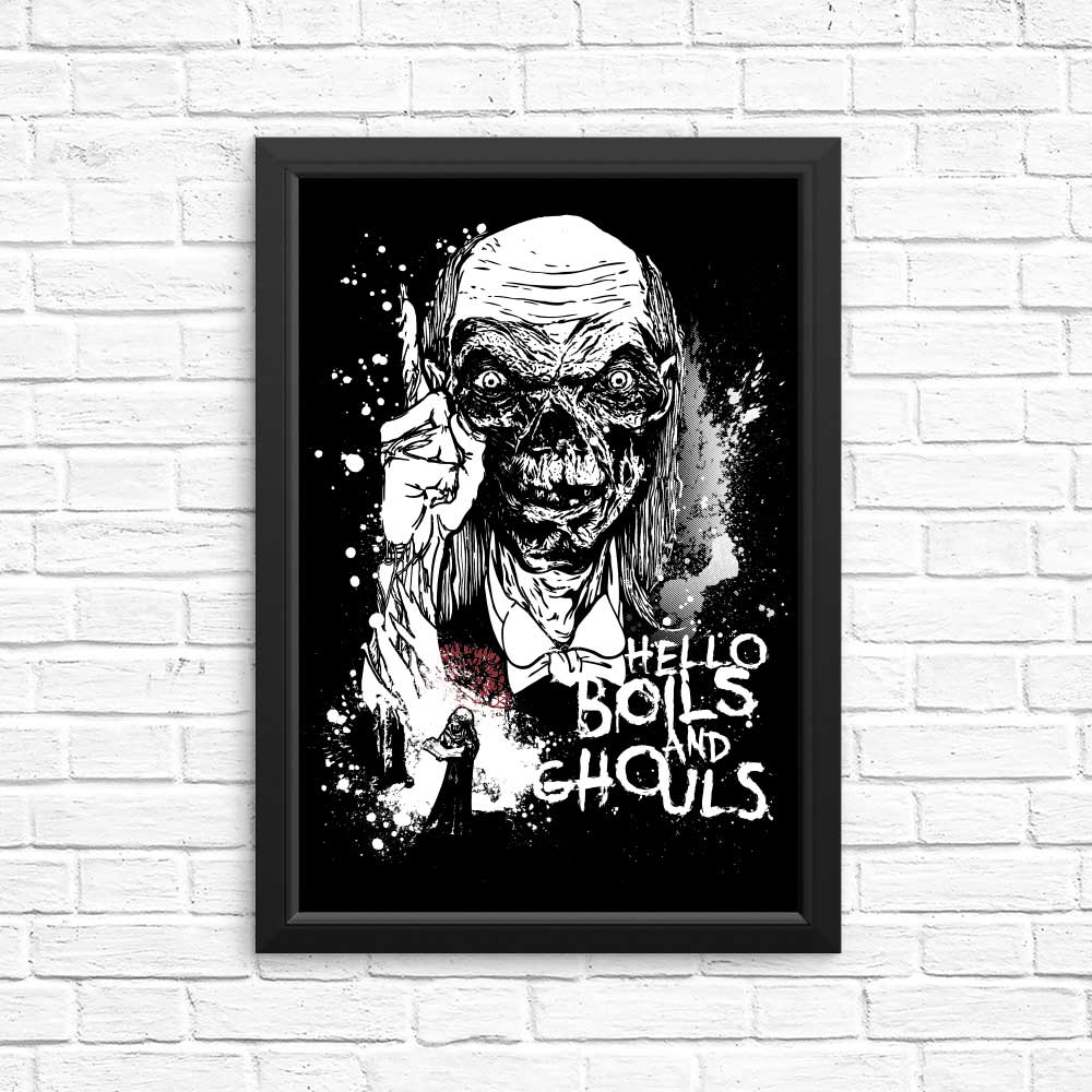 Spooky Boils and Ghouls - Artistic Posters and Prints for Decor