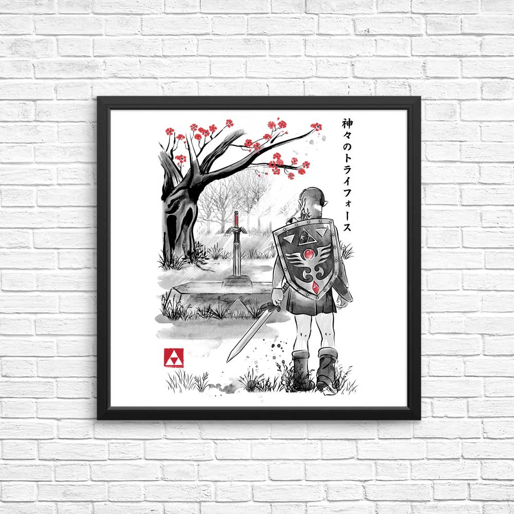 Exquisite Sumi - e Posters & Prints: A Link by Dr. Monekers
