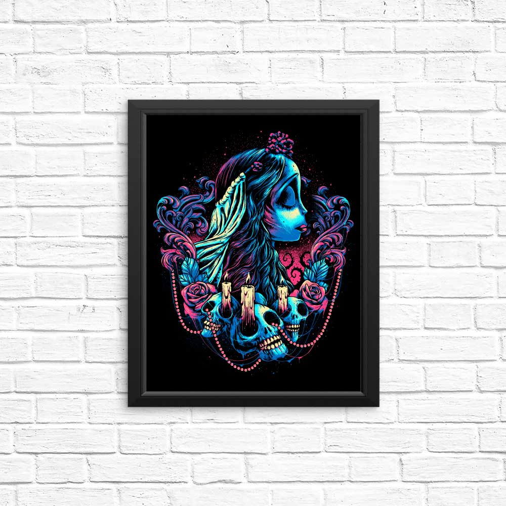 Vibrant Colorful Bride Posters and Prints