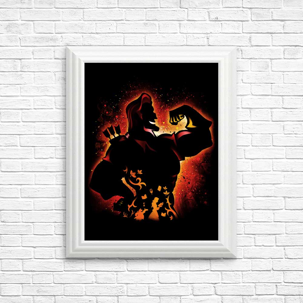 Exclusive 'Egotistical Hunter' Art Posters and Prints by Alemaglia