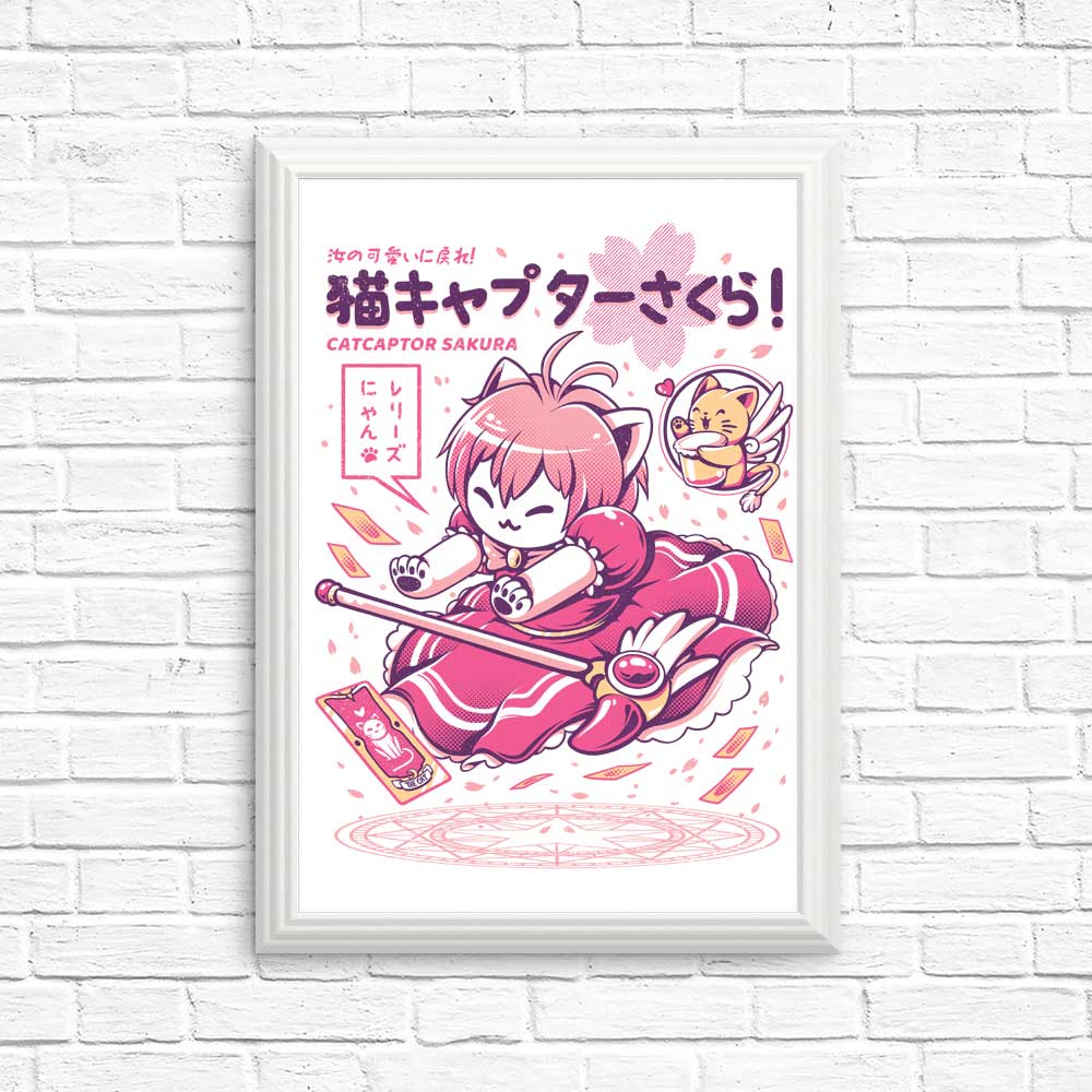 High - Quality Catcaptor Sakura Posters and Prints by Ilustrata
