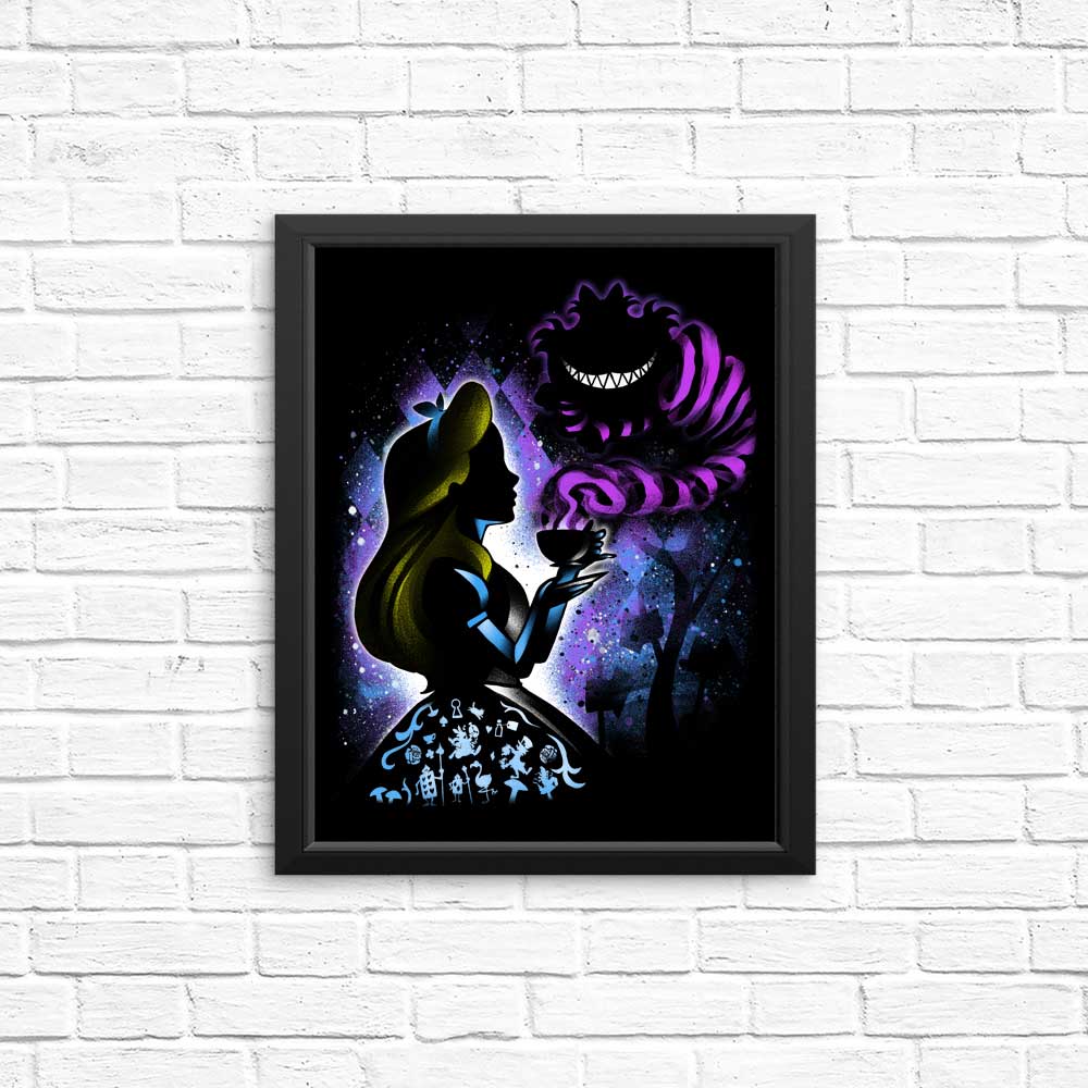 Vibrant 'We're All Mad Here' High - Quality Posters & Prints