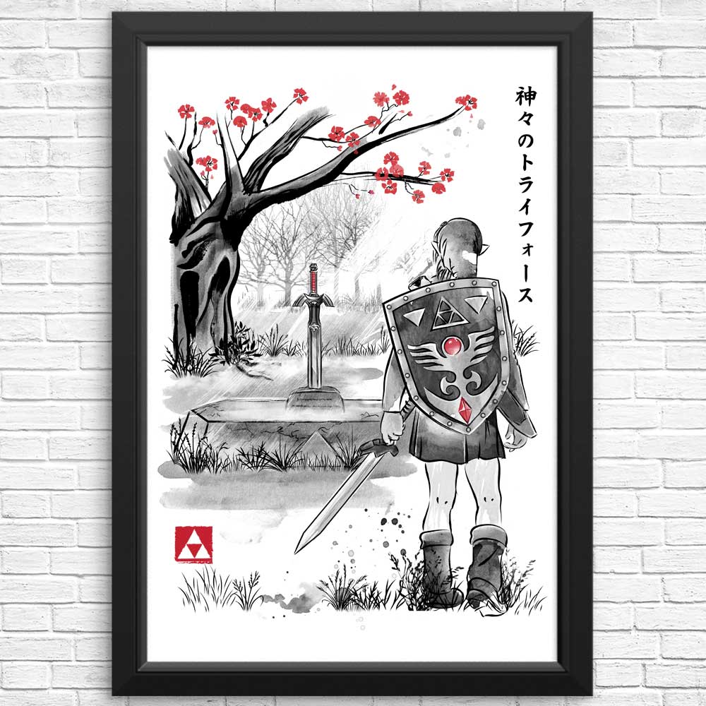 Exquisite Sumi - e Posters & Prints: A Link by Dr. Monekers