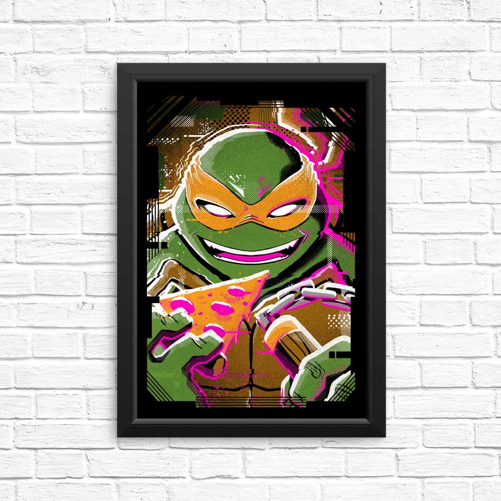 High - Quality Michelangelo Glitch Art Posters & Prints