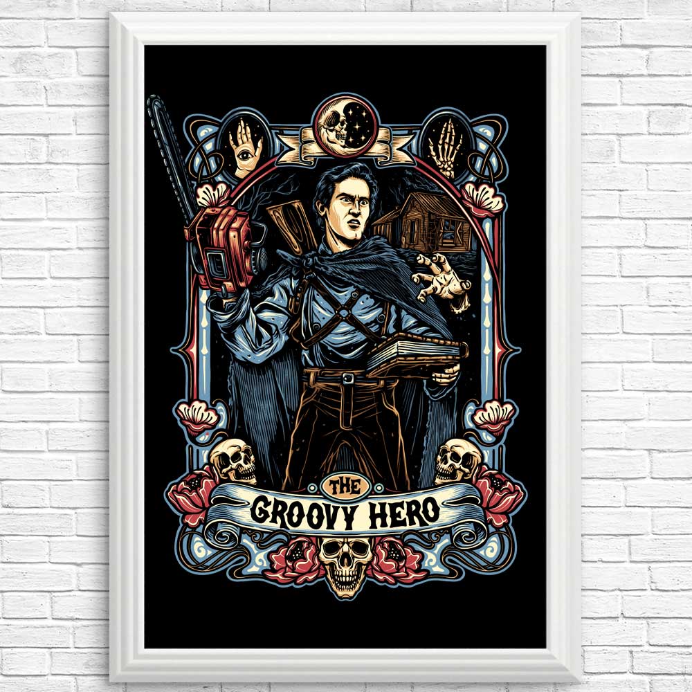 The Cool and Awesome Groovy Hero - Wall Posters & Art Prints