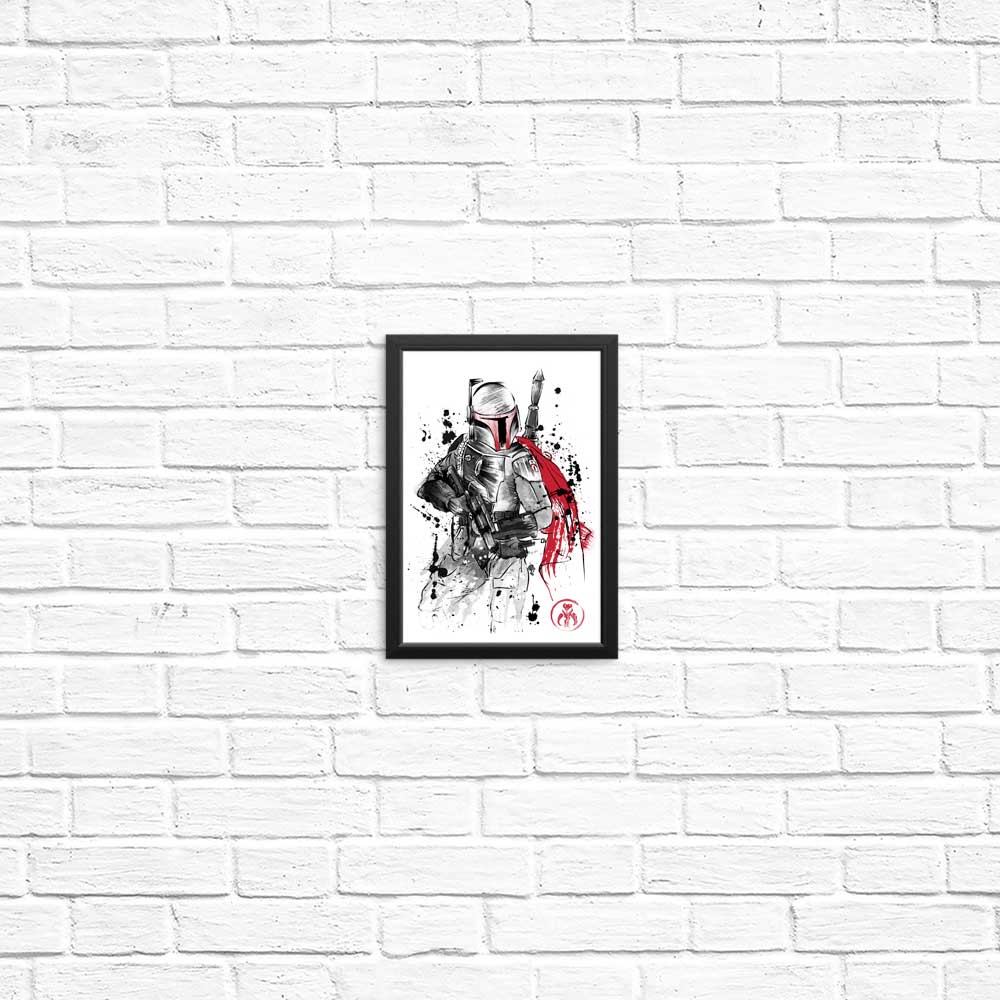 High - Quality Bounty Hunter Sumi - e Art Posters & Prints