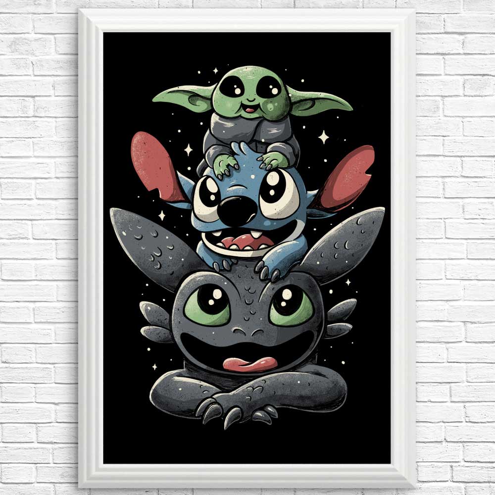Adorable Cuteness Tower Posters and Prints
