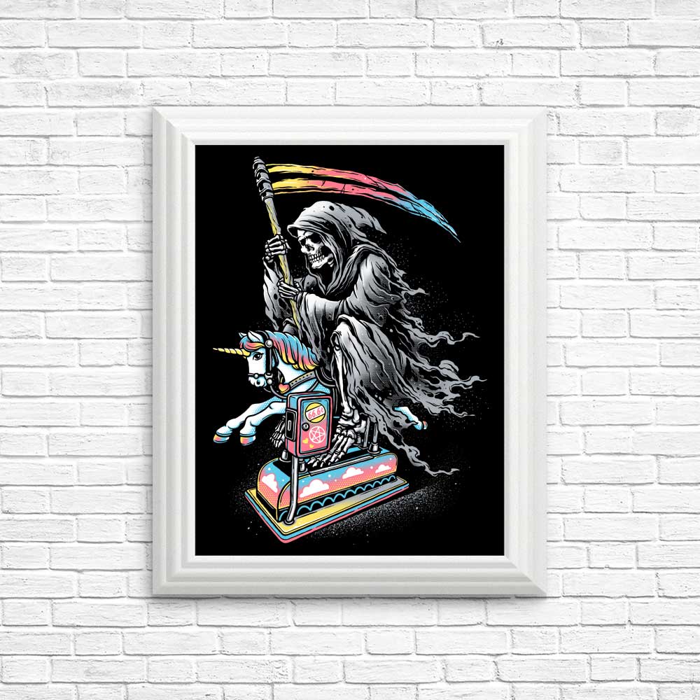 Artistic Posters and Prints for Decor - 'Death Enjoying Life' Series