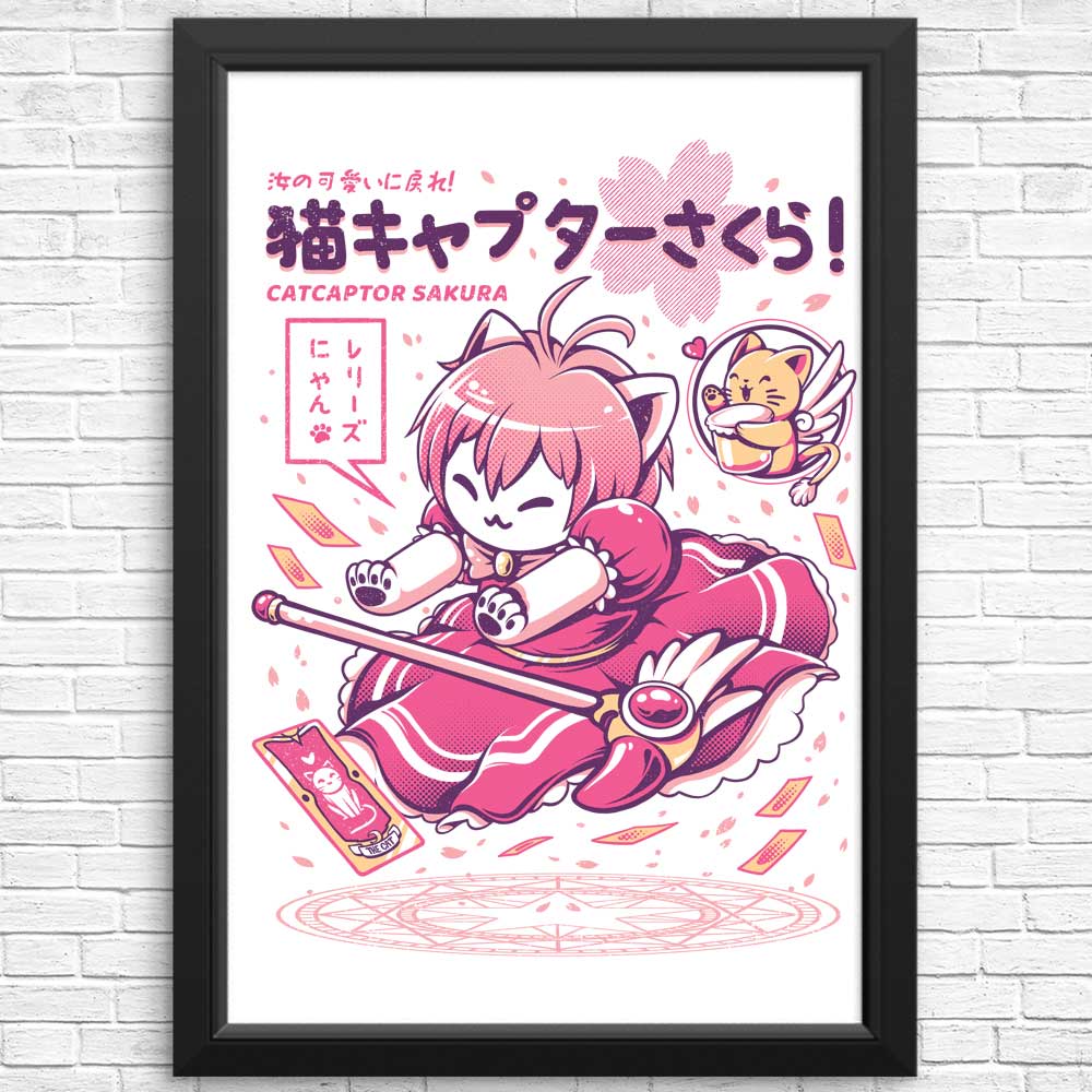 High - Quality Catcaptor Sakura Posters and Prints by Ilustrata