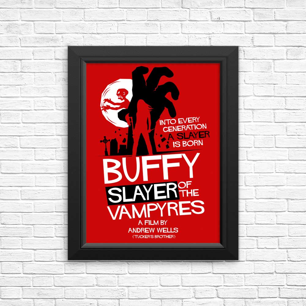 Stunning Posters & Prints of the Vampire Slayer by Tom Trager