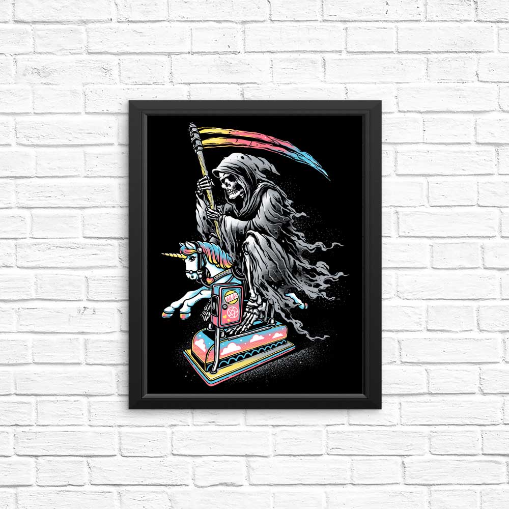Artistic Posters and Prints for Decor - 'Death Enjoying Life' Series