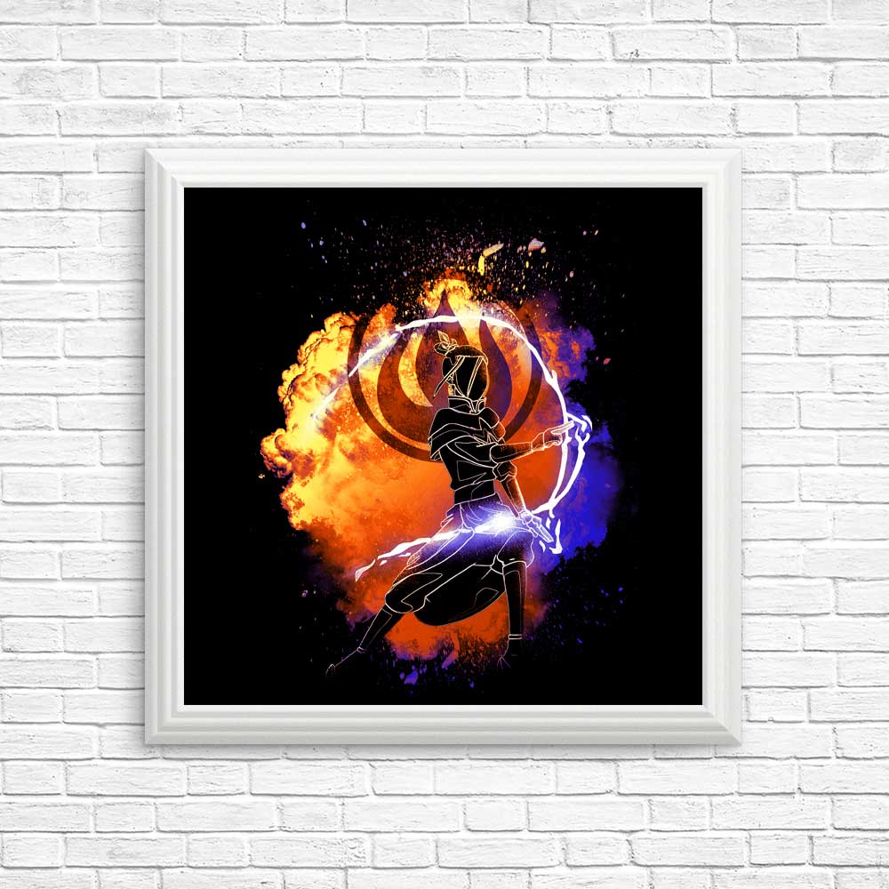 Soul of Fire Princess Wall Decor - High - Quality Posters and Prints