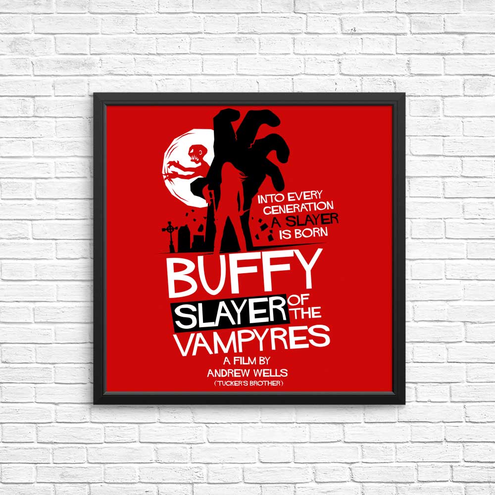 Stunning Posters & Prints of the Vampire Slayer by Tom Trager