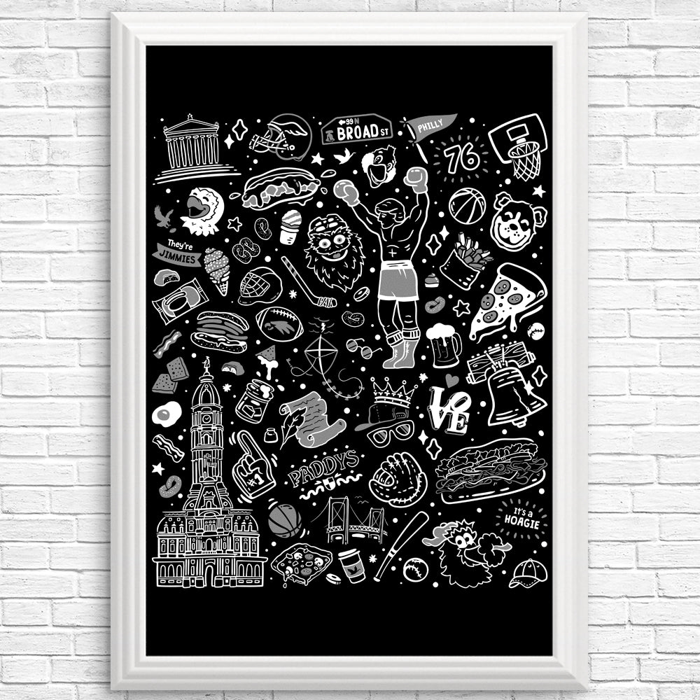 Black Philly Icons - High - Quality Posters and Prints