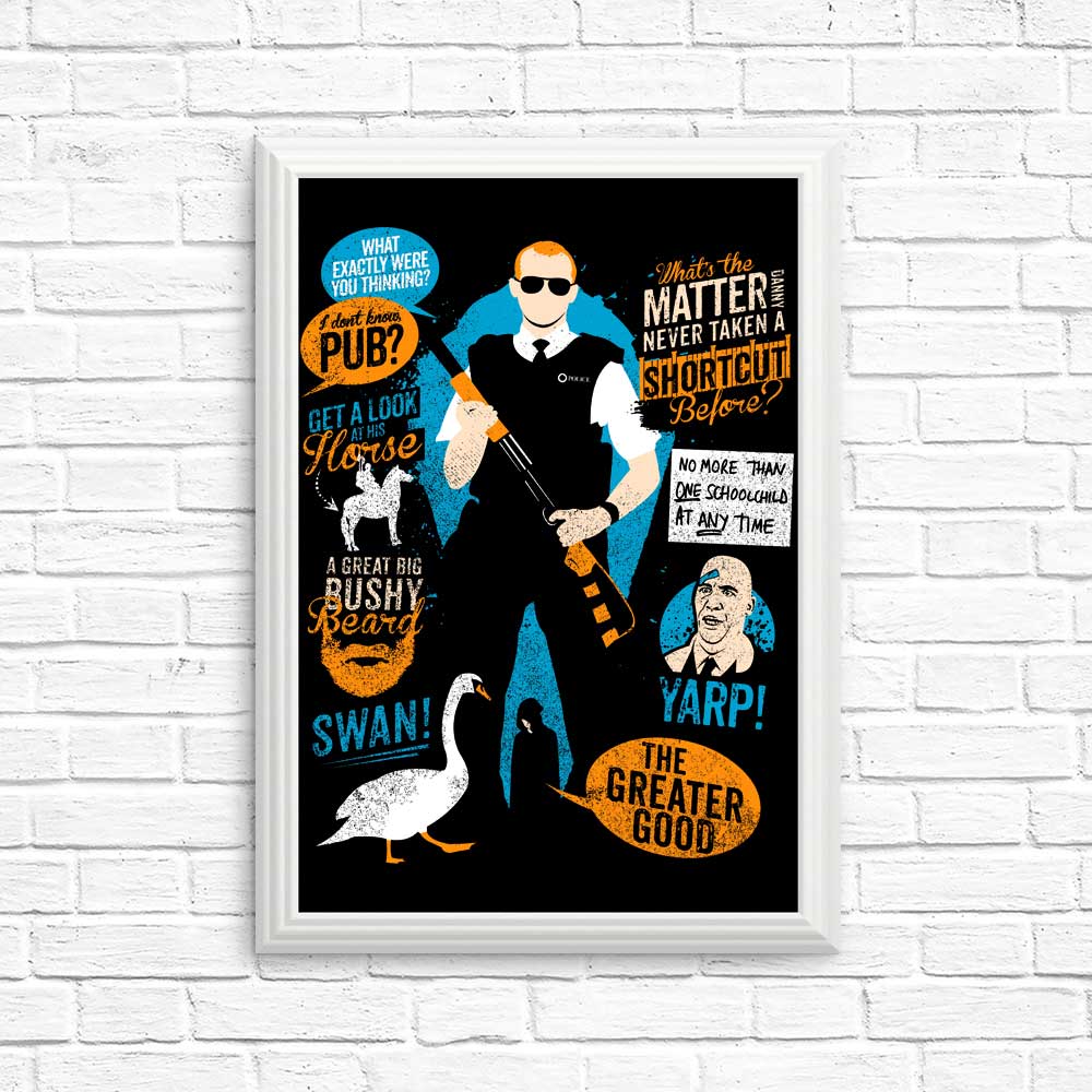 High - quality Hot Fuzz Quotes Posters and Prints