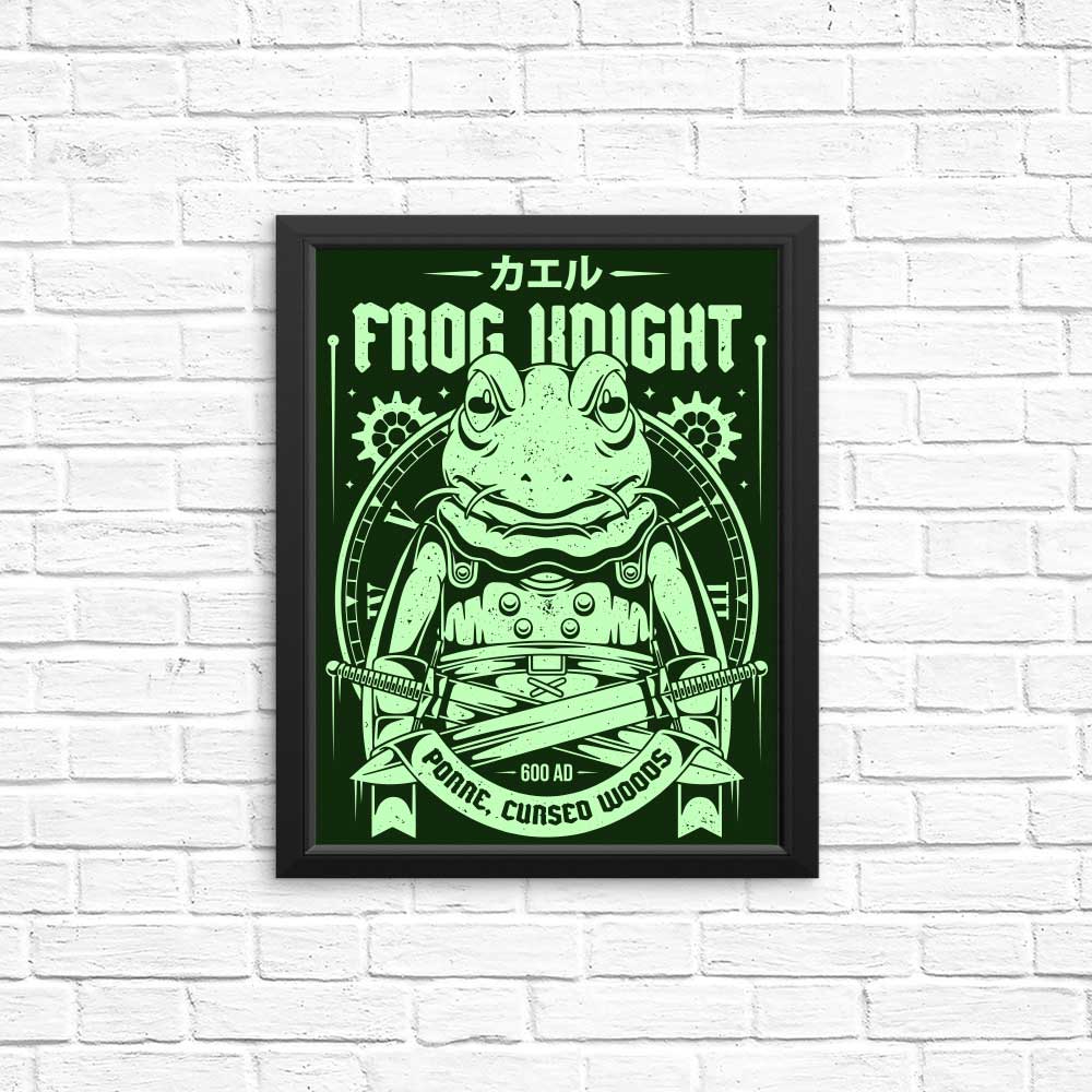 Exquisite Frog Knight Posters and Prints by Alundrart Design