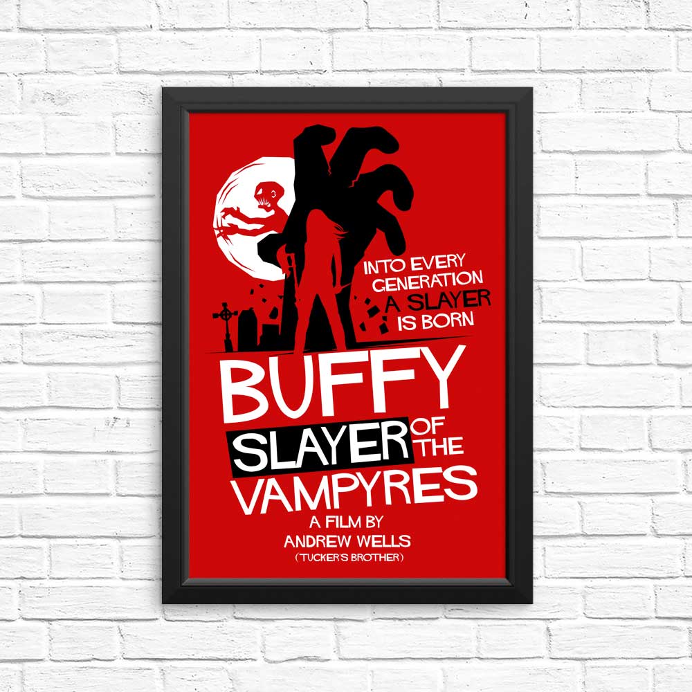 Stunning Posters & Prints of the Vampire Slayer by Tom Trager