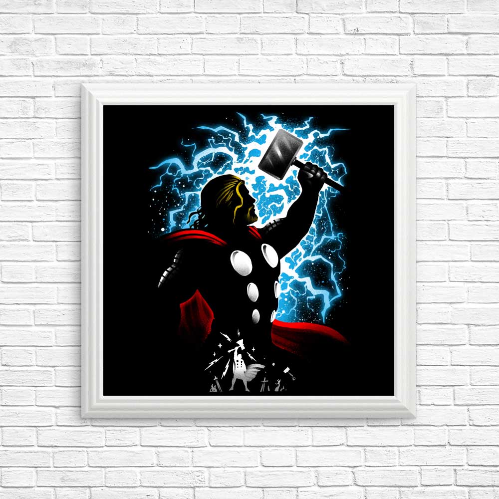 Stunning Thunder God Posters and Prints