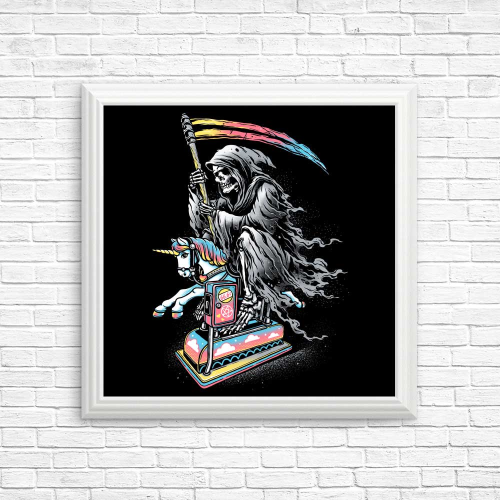 Artistic Posters and Prints for Decor - 'Death Enjoying Life' Series