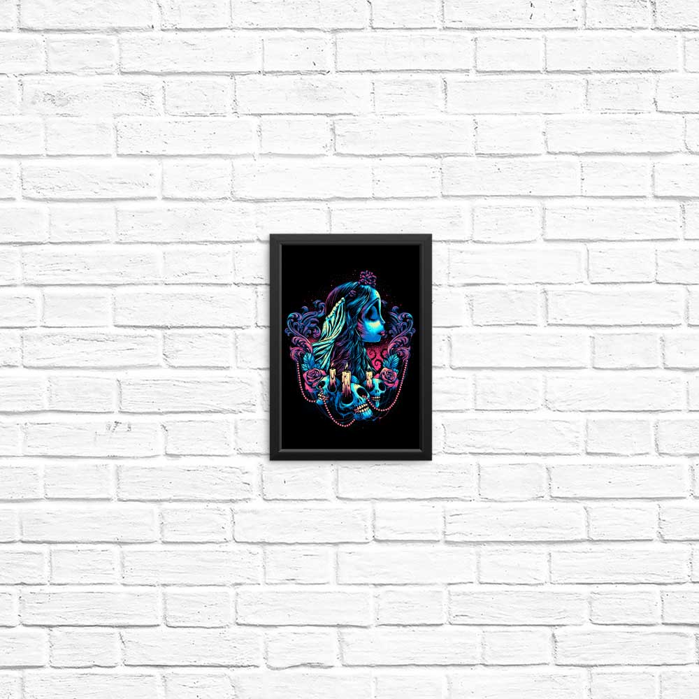 Vibrant Colorful Bride Posters and Prints