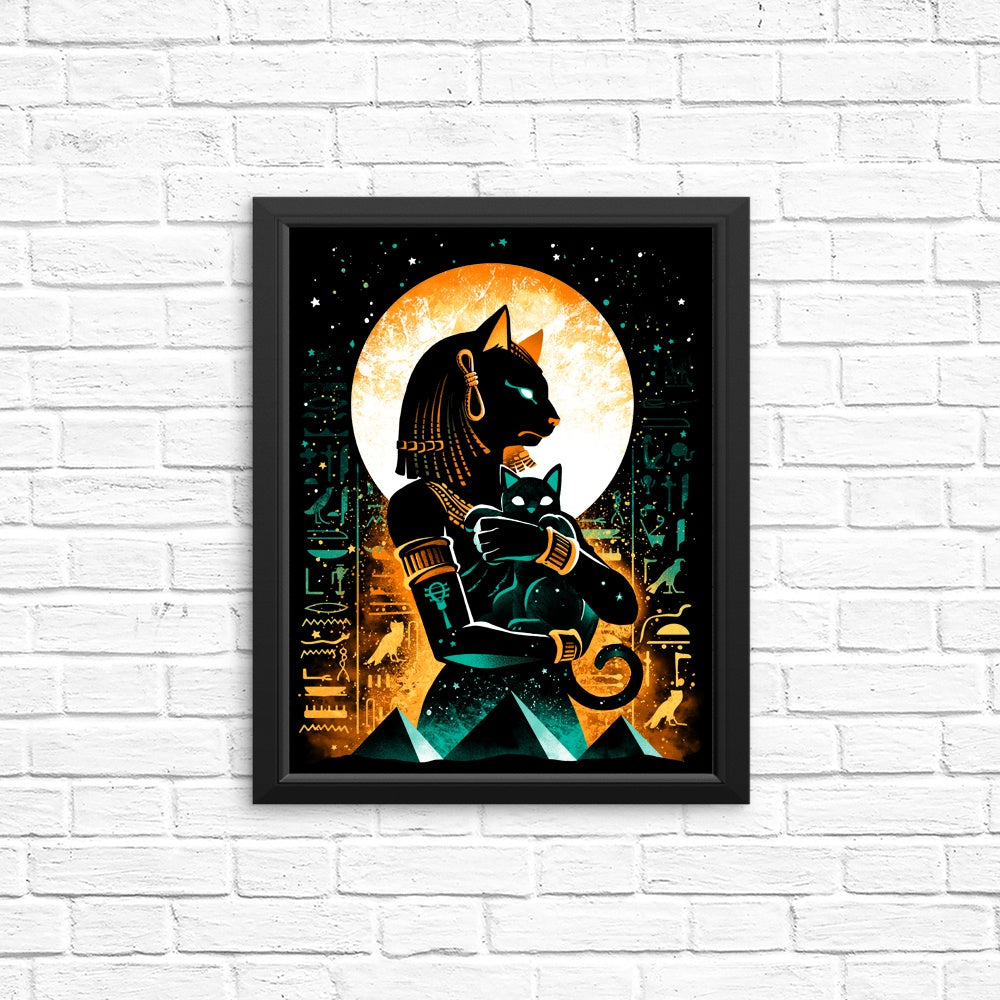 Cat Goddess Themed Wall Posters and Art Prints