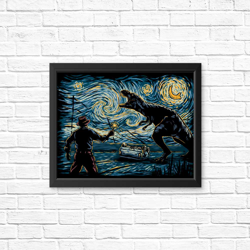 Hootbrush's Stunning Jurassic Night Posters and Prints