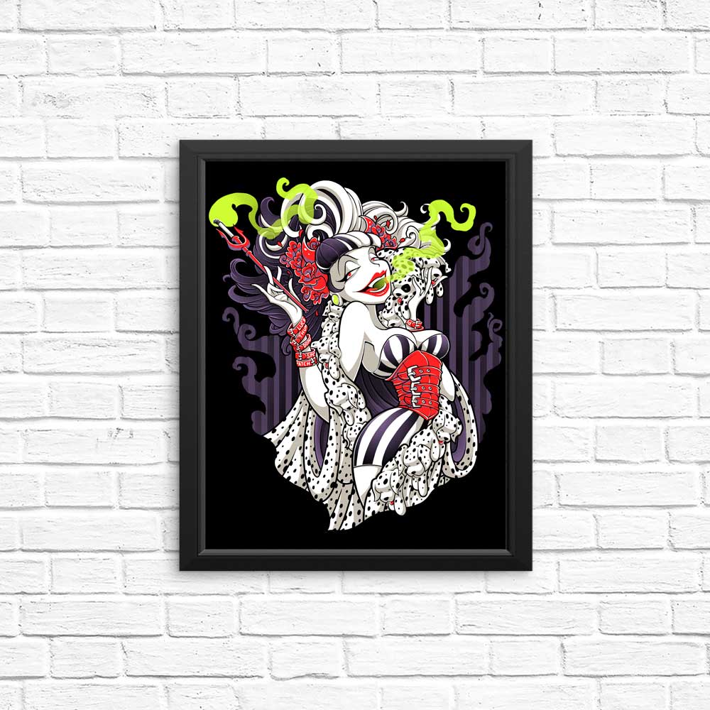 High - Quality Cruella de Mon Posters and Prints by Jehsee