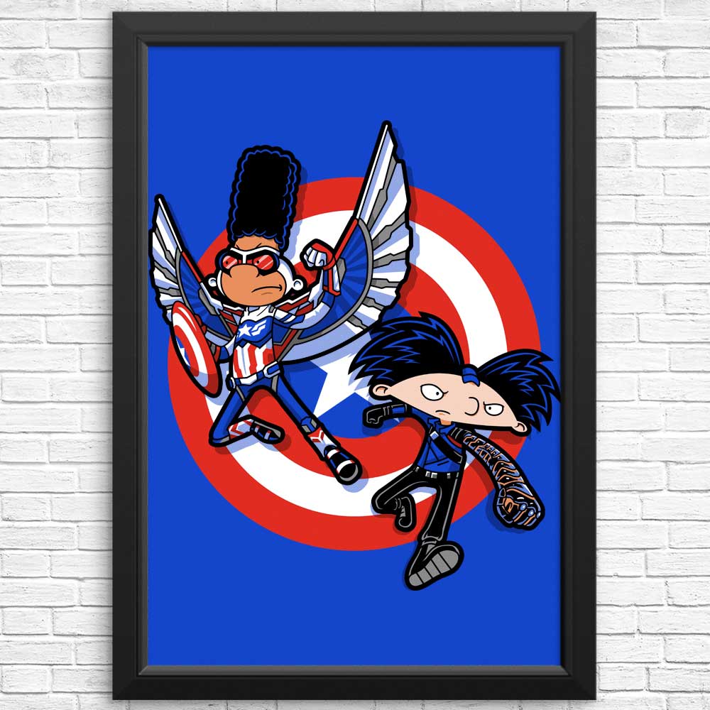 High - quality Captain Tallhair and Football Soldier Posters & Prints