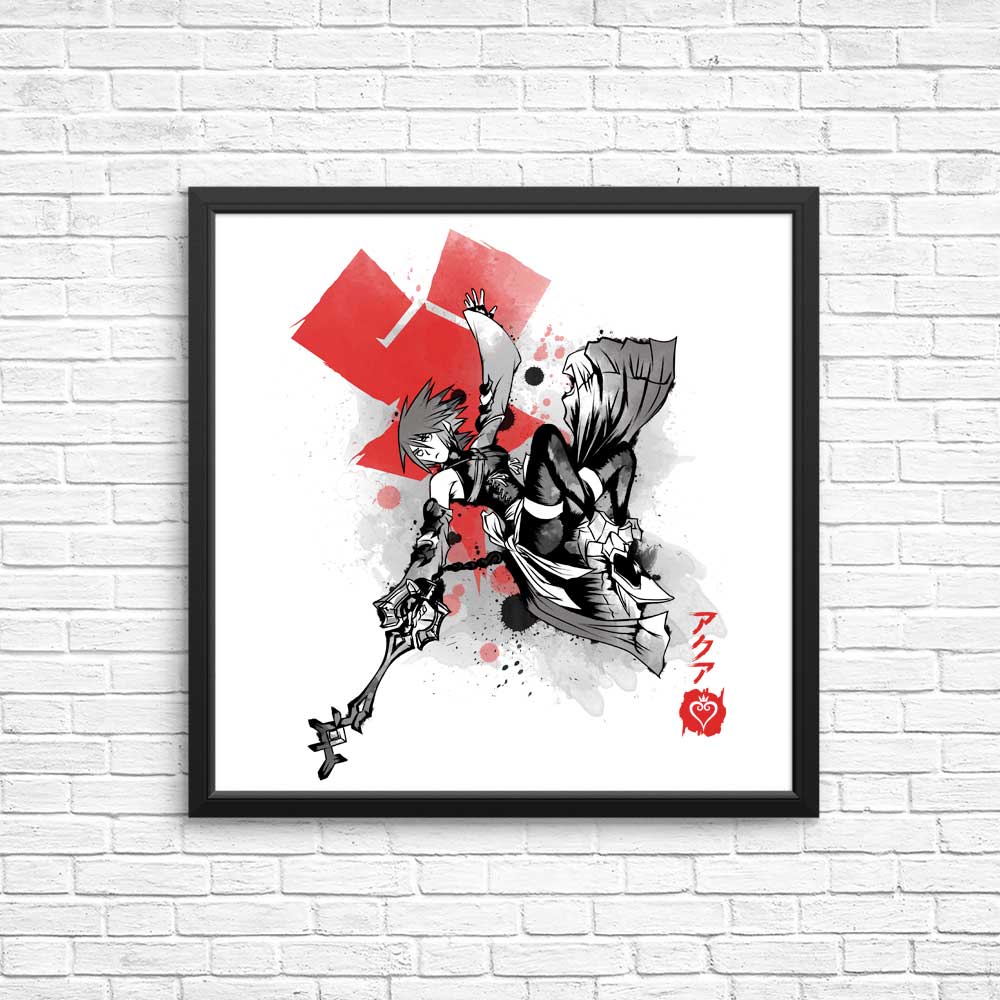 Keyblade Master Sumi - e Artistic Posters and Prints from Soulkr