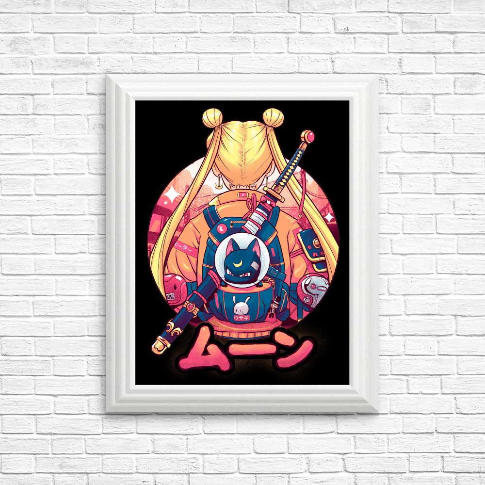 Stunning Winter Moon-themed Art Posters and Prints