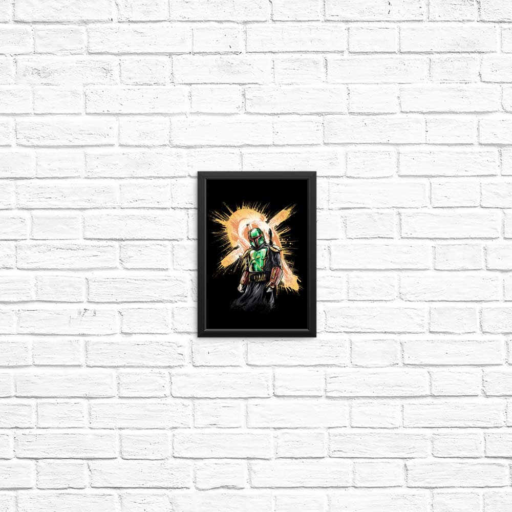 The Bounty Hunter Rises - High - Quality Posters and Prints from Zascanauta